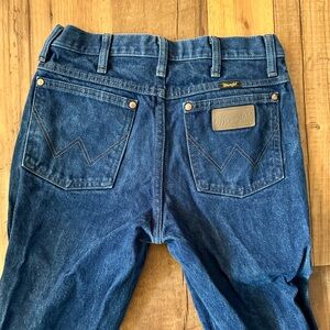 WRANGLER MENS COWBOY CUT SLIM FIT:RIGID INDIGO 30x32, 5 pair $15 each